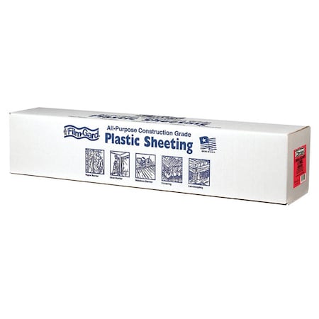 Berry Plastics 6 mil x 6 x 100 ft. Plastic Sheeting - Black BE6791